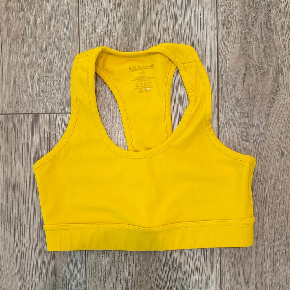 All Access Vibrant Yellow Activewear Top